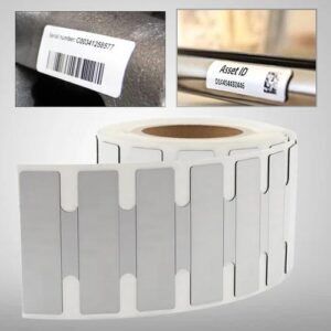 RFID UHF Fold Metal Label Tag | Read 2 mtr- For Metal Surfaces & Industrial Equipment